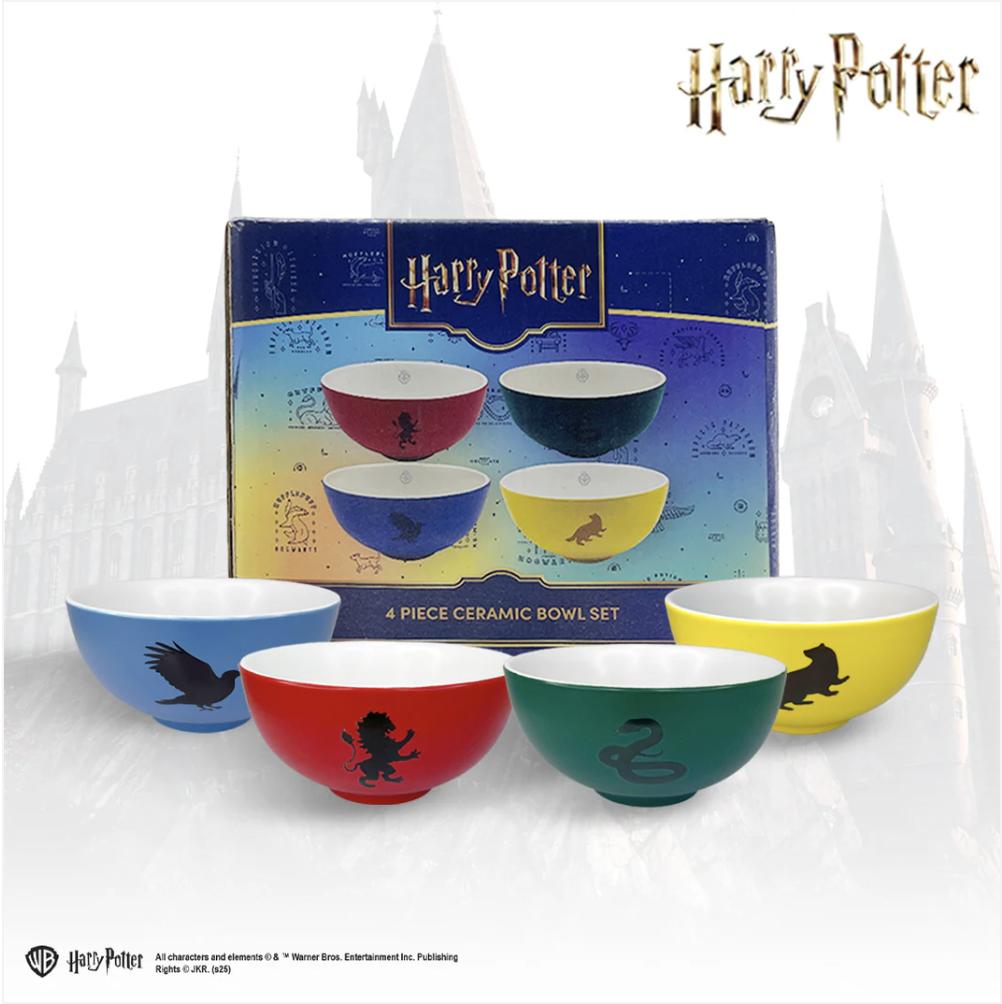 4 Piece Ceramic Bowl Set - Harry Potter - Exclusive